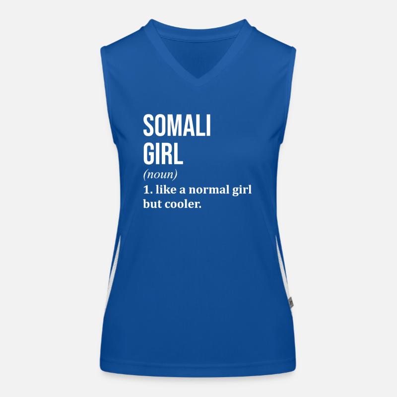 Somalia Funktionelles Kontrast-Tank Top für Frauen