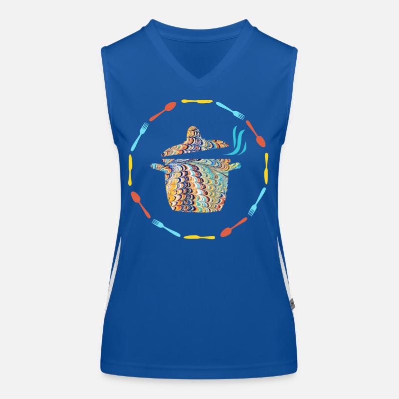 Pot E 120 Débardeur respirant contrasté Femme