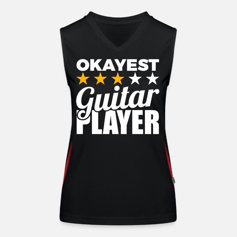 Average guitarist Women's Functional Contrast Tank Top