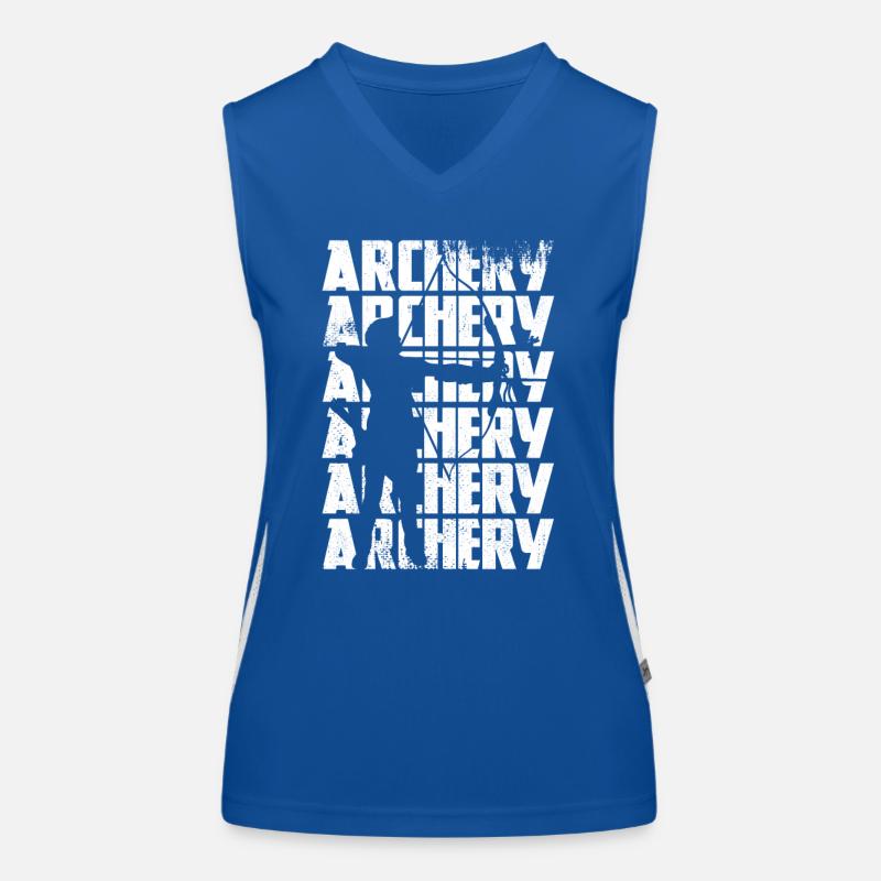 Bogenschießen Funktionelles Kontrast-Tank Top für Frauen