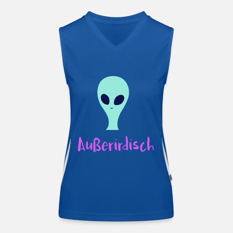 Mysterious Alien Women's Functional Contrast Tank Top