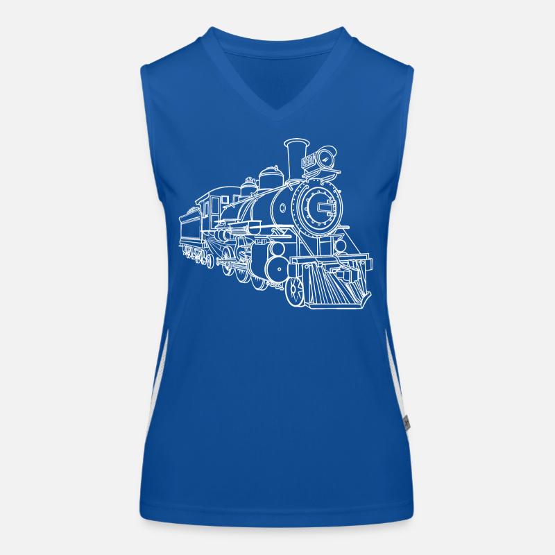 Railway Sketch Women's Functional Contrast Tank Top