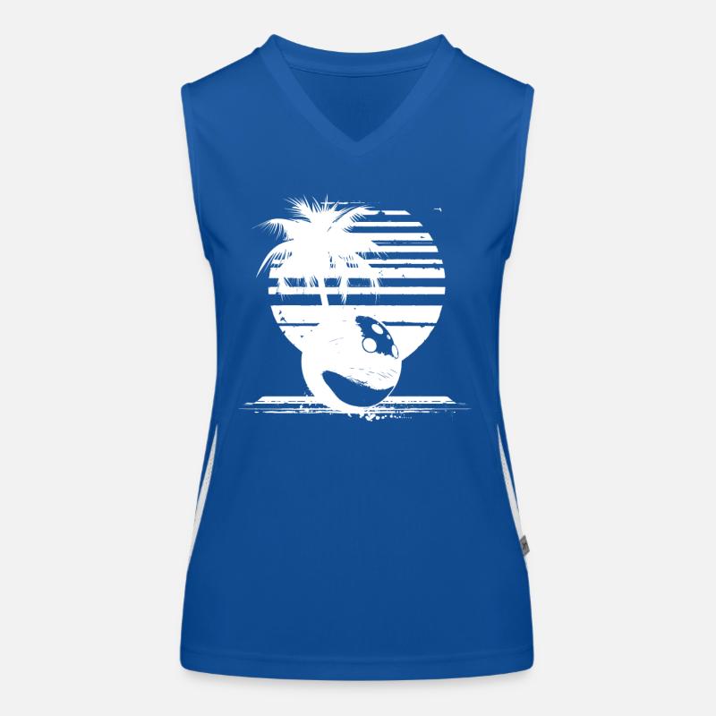 Boule de bowling Débardeur respirant contrasté Femme