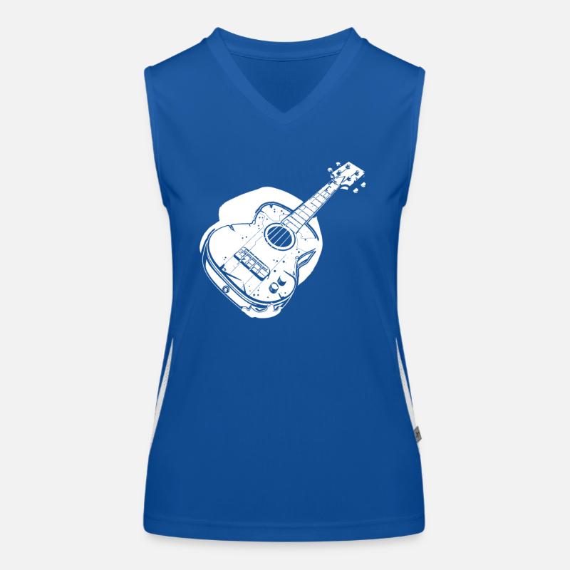 Graphiques Ukulele Débardeur respirant contrasté Femme