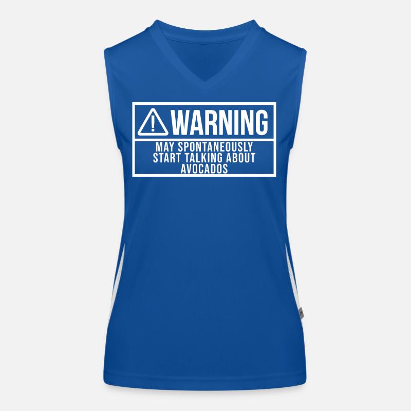 Avocado Funktionelles Kontrast-Tank Top für Frauen