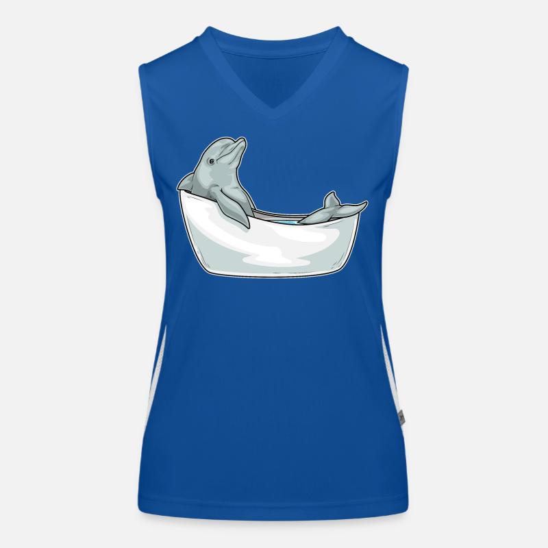 Baignoire Dolphin Débardeur respirant contrasté Femme