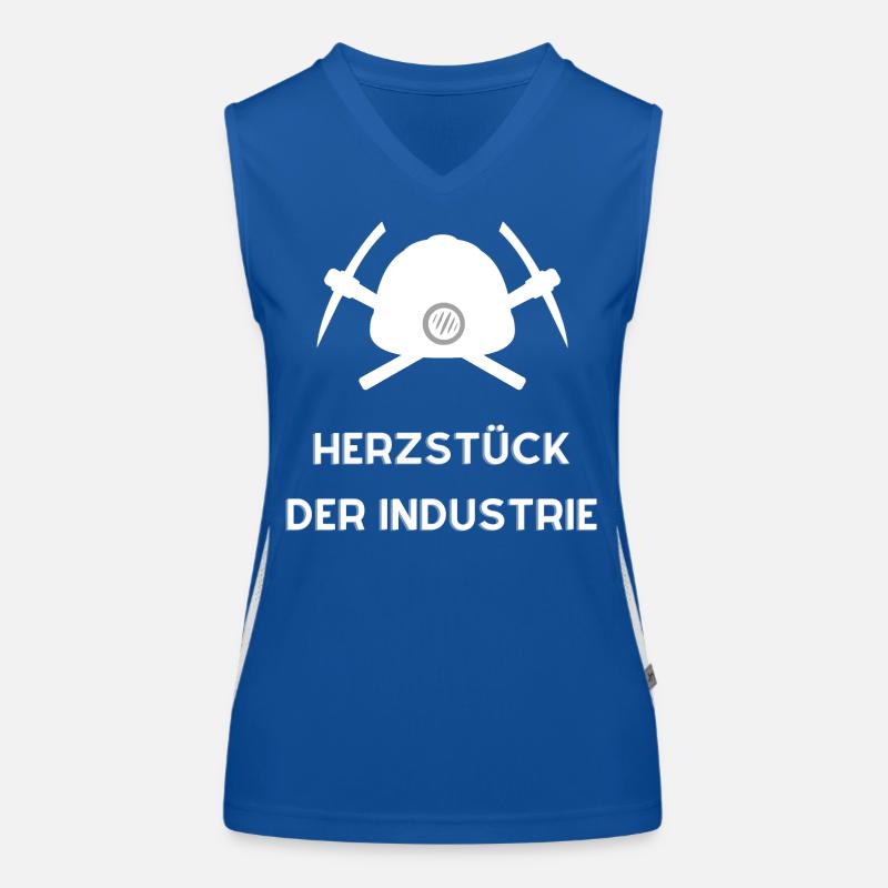 Kohlegräber vereint Funktionelles Kontrast-Tank Top für Frauen
