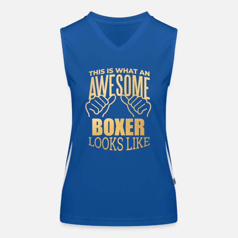 Boxen Funktionelles Kontrast-Tank Top für Frauen