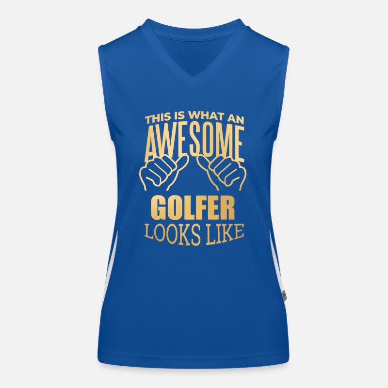 Golf Débardeur respirant contrasté Femme