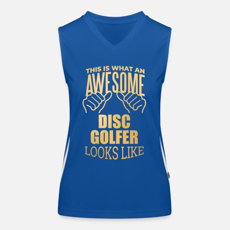 Disc golf Débardeur respirant contrasté Femme