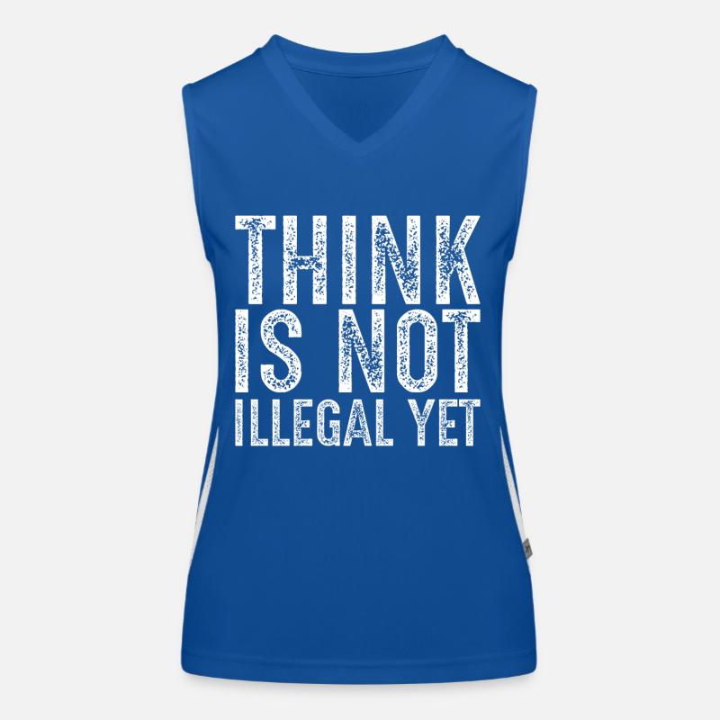 think is not illegal yet Débardeur respirant contrasté Femme