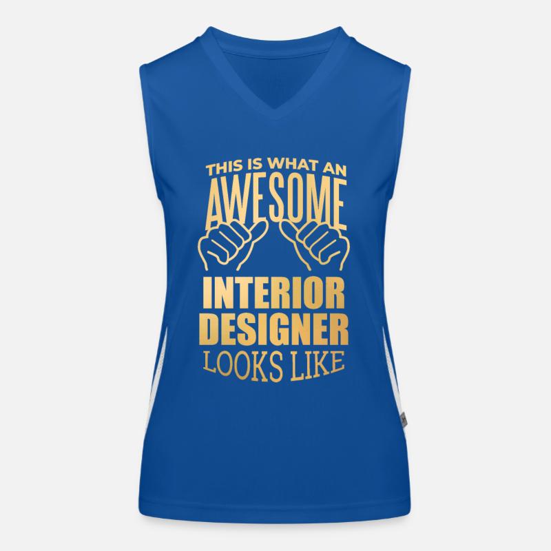 Innenarchitekt Funktionelles Kontrast-Tank Top für Frauen