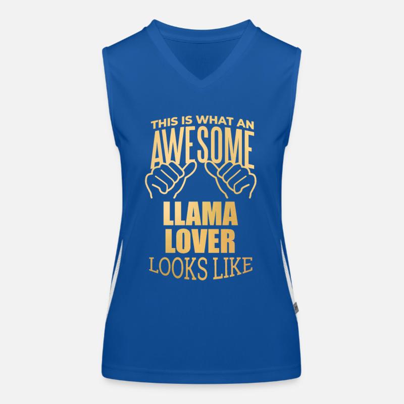 Llama Llama Llama Women's Functional Contrast Tank Top