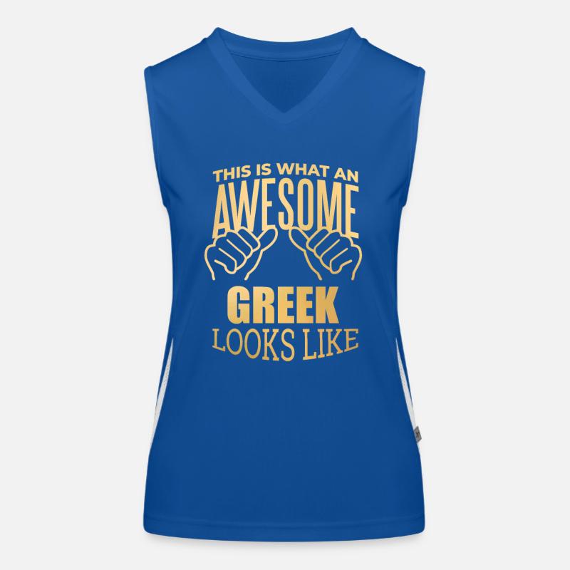 Grèce Débardeur respirant contrasté Femme