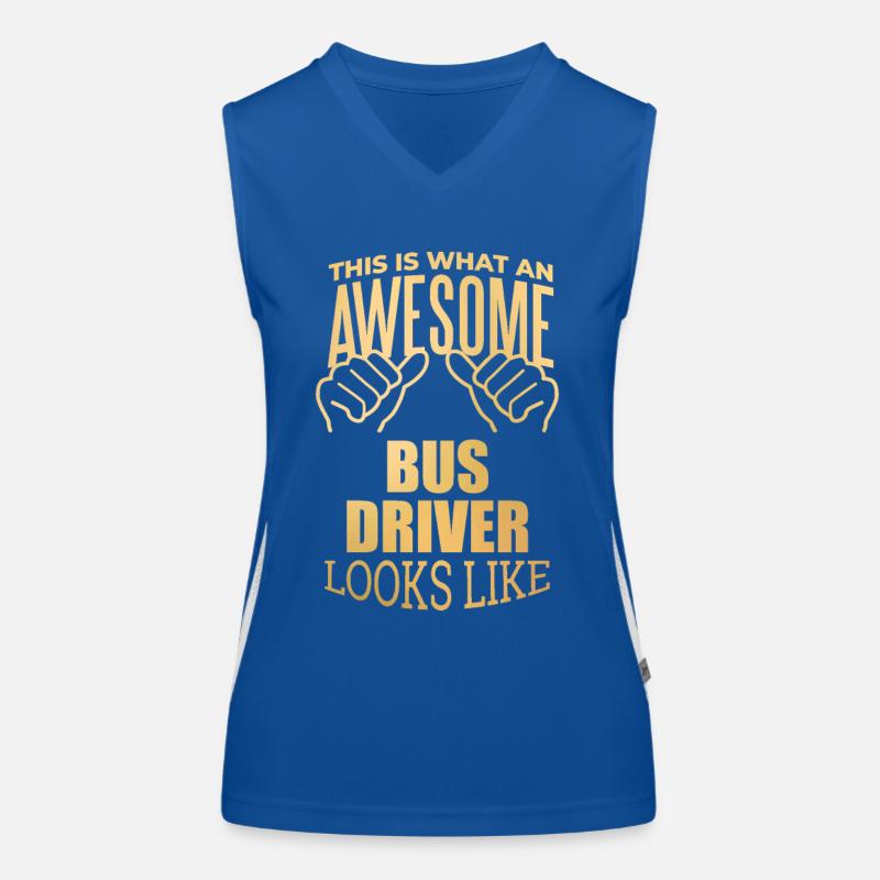 Bus Driver Women's Functional Contrast Tank Top