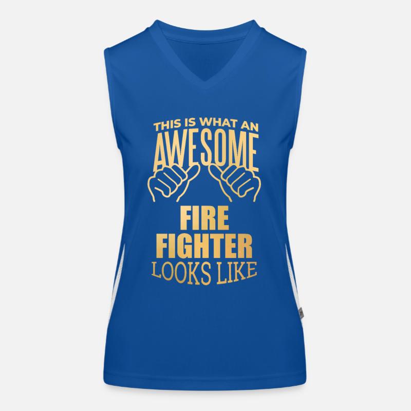 Firefighter Women's Functional Contrast Tank Top