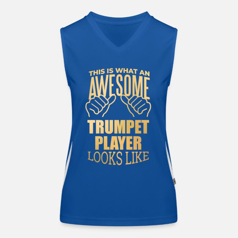 Trompete Funktionelles Kontrast-Tank Top für Frauen