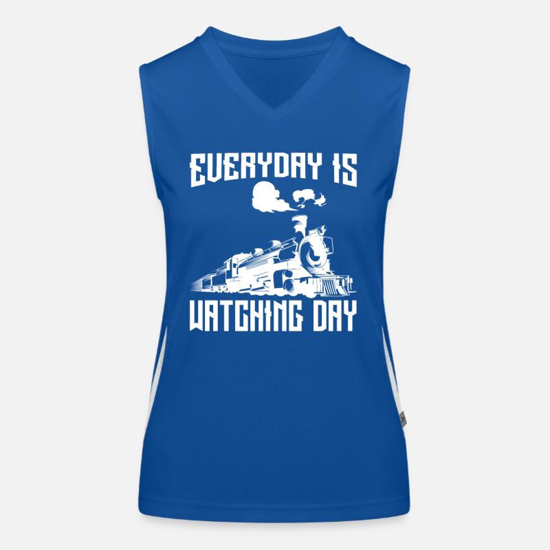 Everyday is Watching Day Funktionelles Kontrast-Tank Top für Frauen