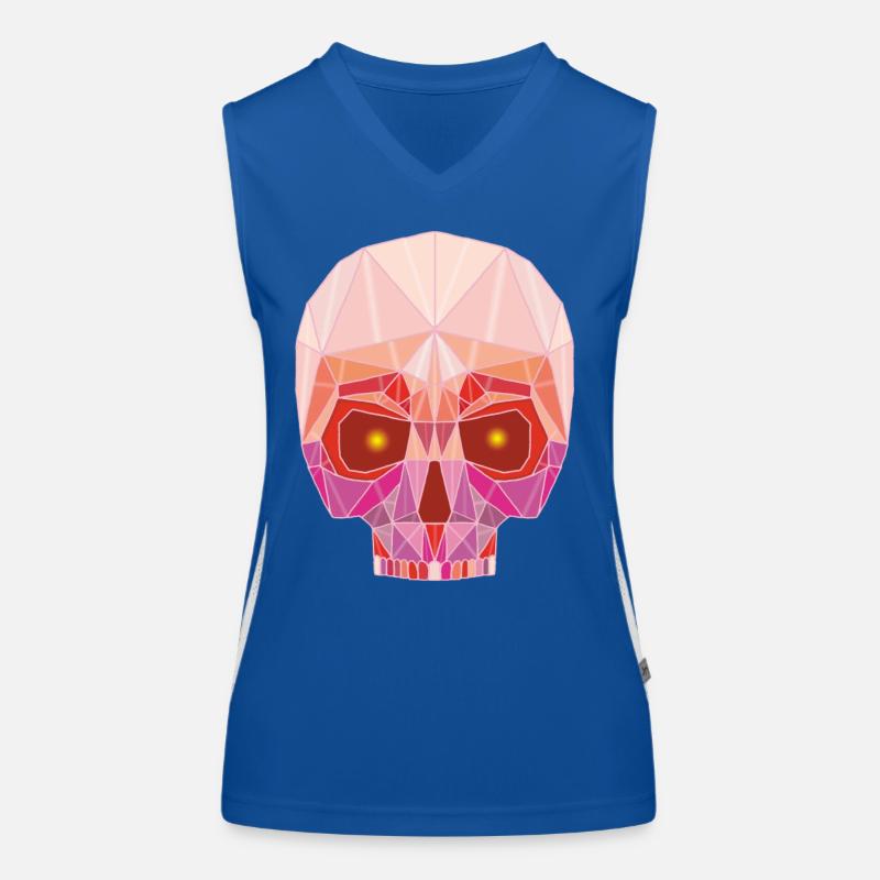 Ruby Skull Women's Functional Contrast Tank Top