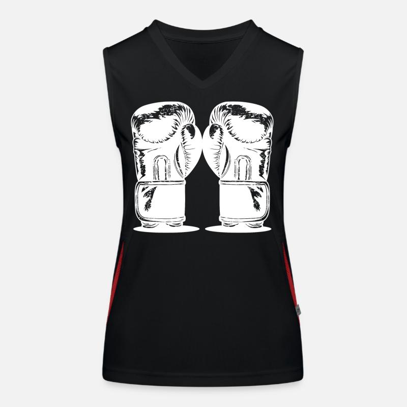 Boxe Débardeur respirant contrasté Femme