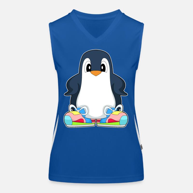 Pinguin Schuhe Funktionelles Kontrast-Tank Top für Frauen