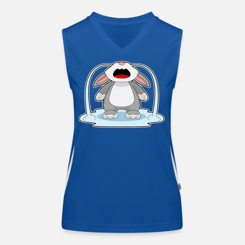 Bunny sad Women's Functional Contrast Tank Top