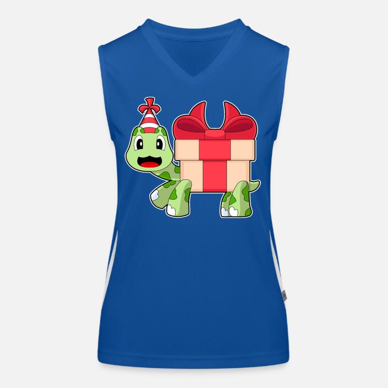 Turtle Birthday Package Women's Functional Contrast Tank Top