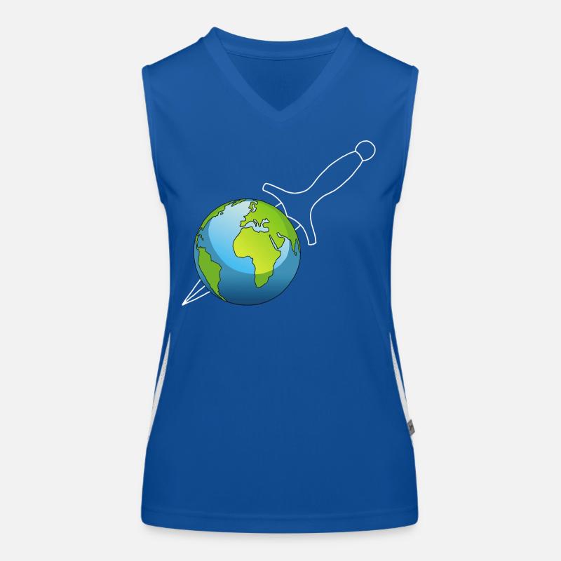 Meurtre de la planète Terre Débardeur respirant contrasté Femme