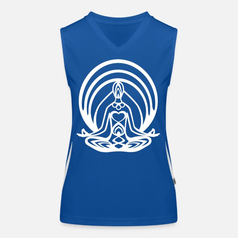 Méditation Chakra du Lotus Débardeur respirant contrasté Femme