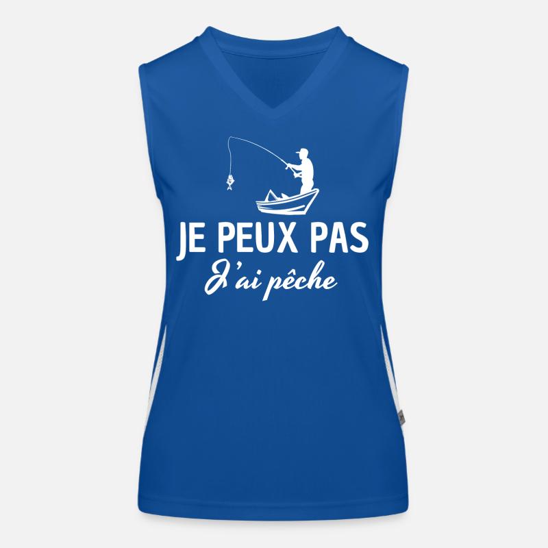 I can't I fished Women's Functional Contrast Tank Top