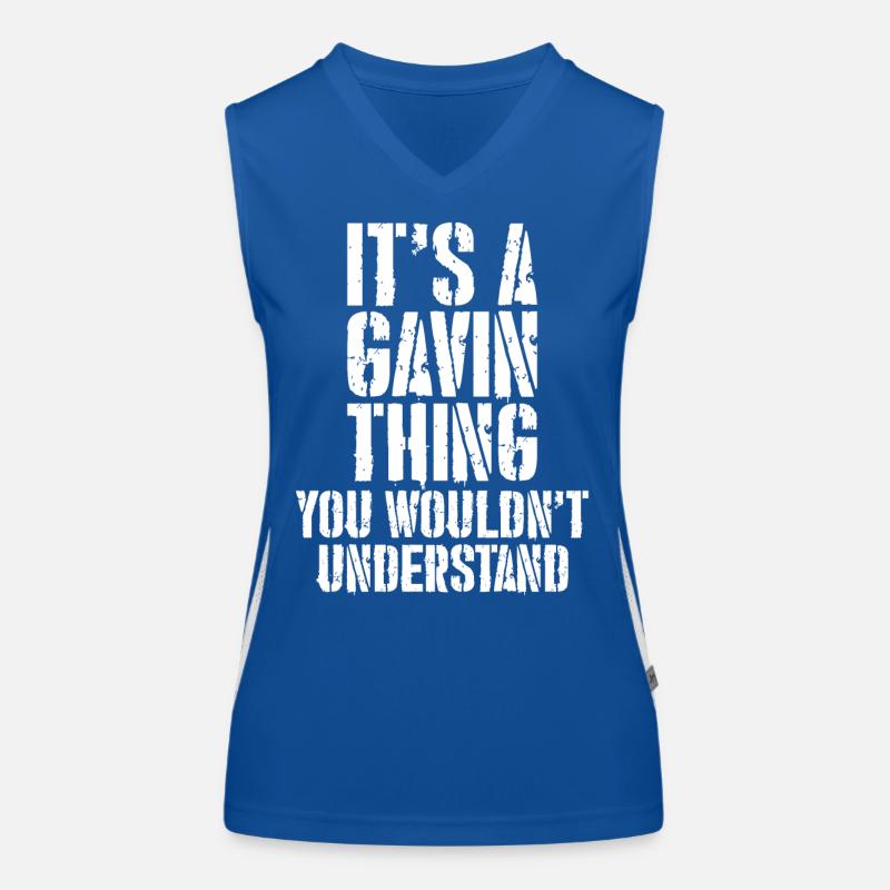 It's a gavin thing Funktionelles Kontrast-Tank Top für Frauen
