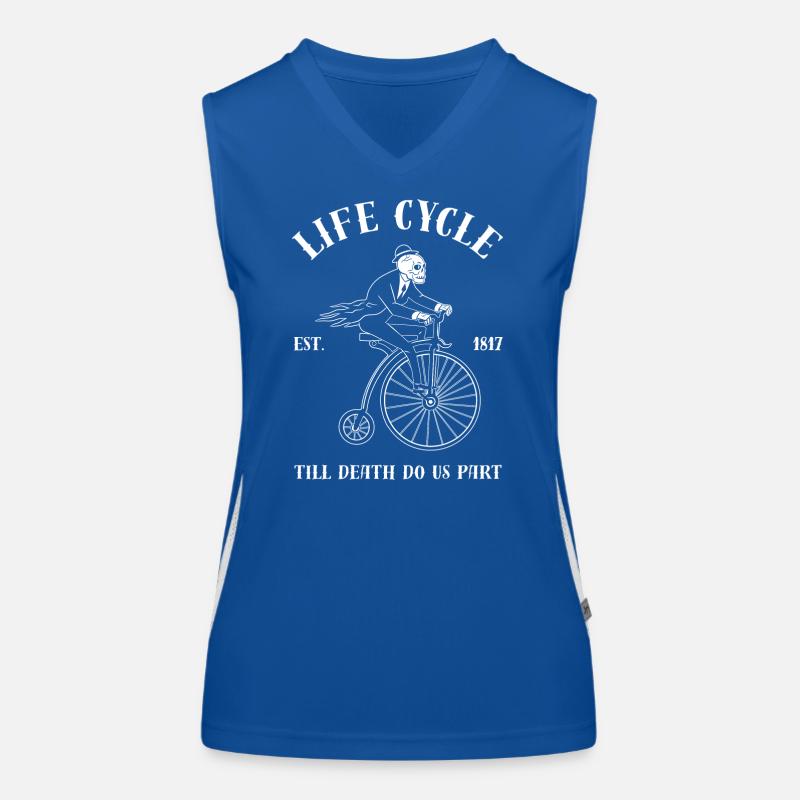 Life Cycle - Forever Wedding Vows Women's Functional Contrast Tank Top