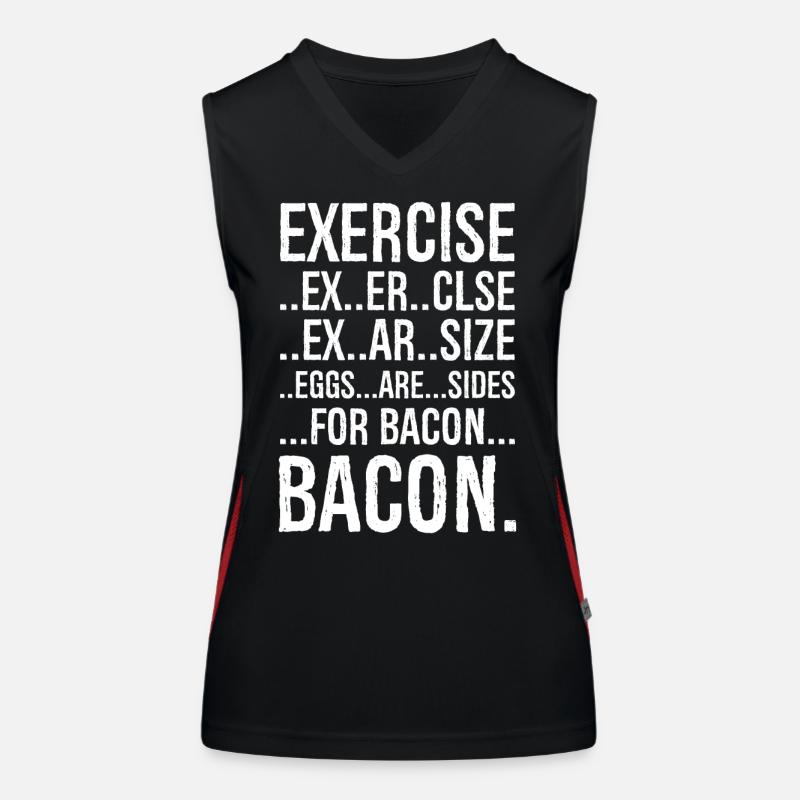 Exercice bacon Débardeur respirant contrasté Femme