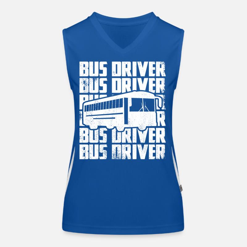 Busfahrer Funktionelles Kontrast-Tank Top für Frauen