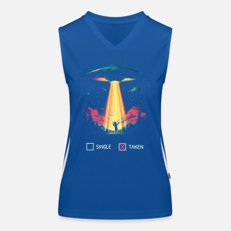 Forgive Valentine's Day Alien-Funny Gift Women's Functional Contrast Tank Top