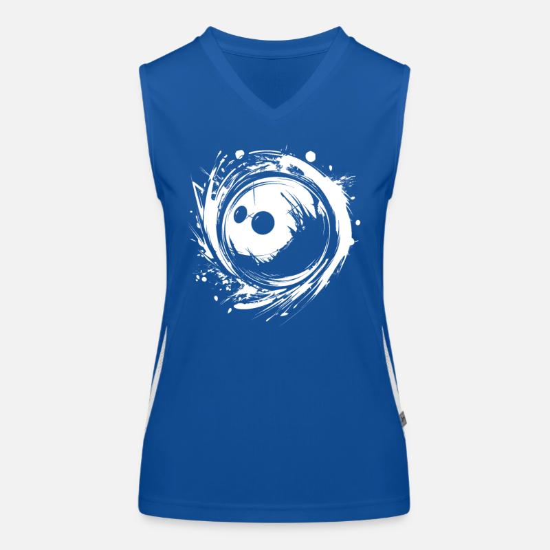 Boule de bowling Débardeur respirant contrasté Femme