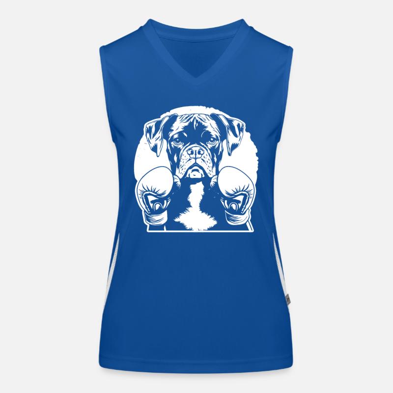 Boxer Funktionelles Kontrast-Tank Top für Frauen