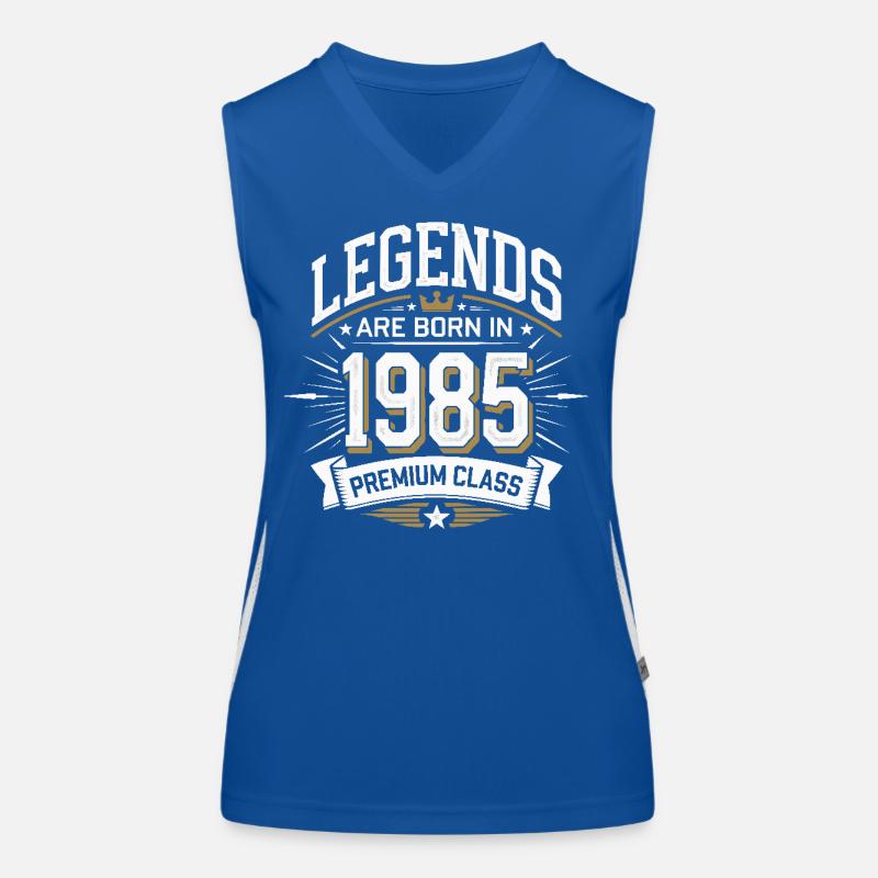 Legends Born in 1985 Premium Class Women's Functional Contrast Tank Top
