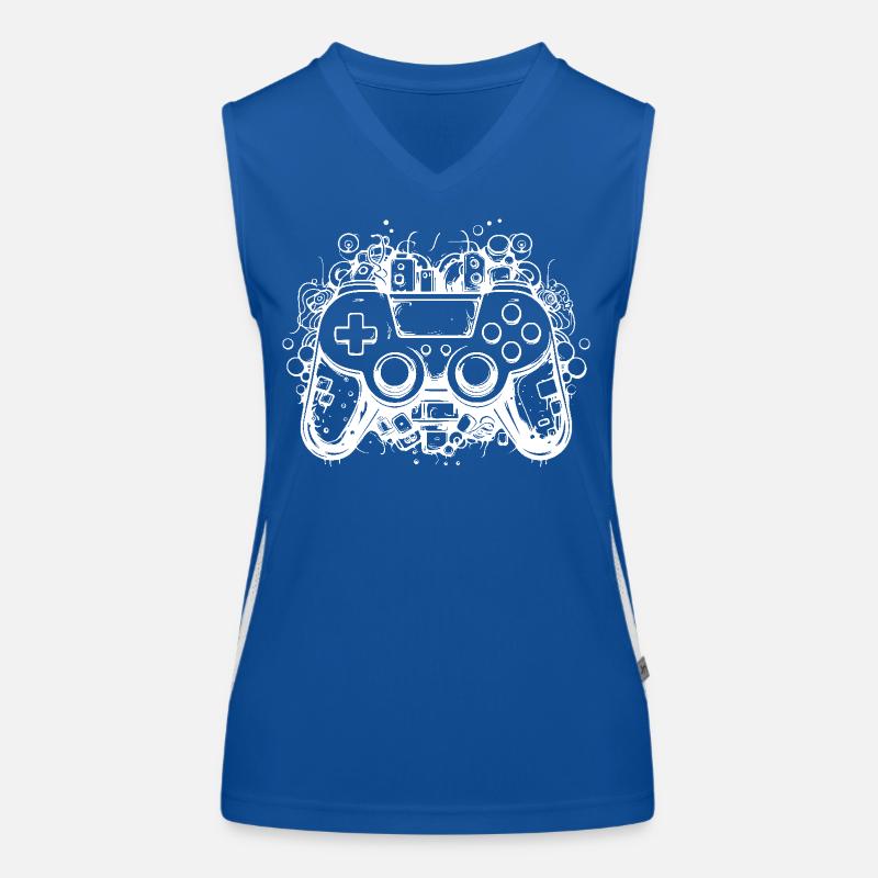 Spiel Controller Funktionelles Kontrast-Tank Top für Frauen