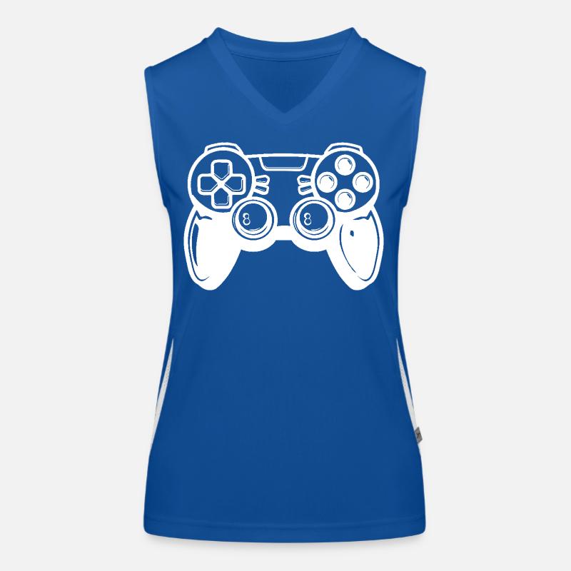 Video Games Controller Women's Functional Contrast Tank Top