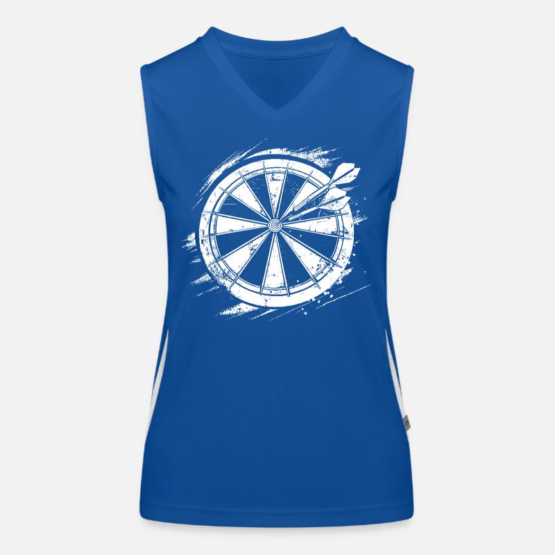 Dart Skizze Funktionelles Kontrast-Tank Top für Frauen