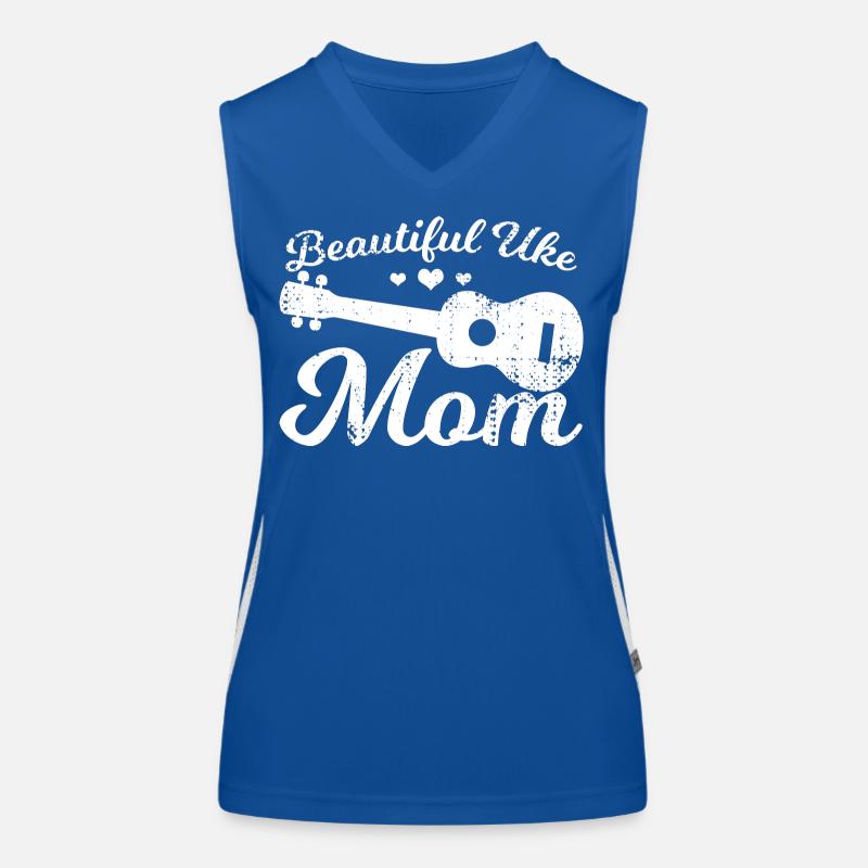 Ukulele Mutter Funktionelles Kontrast-Tank Top für Frauen