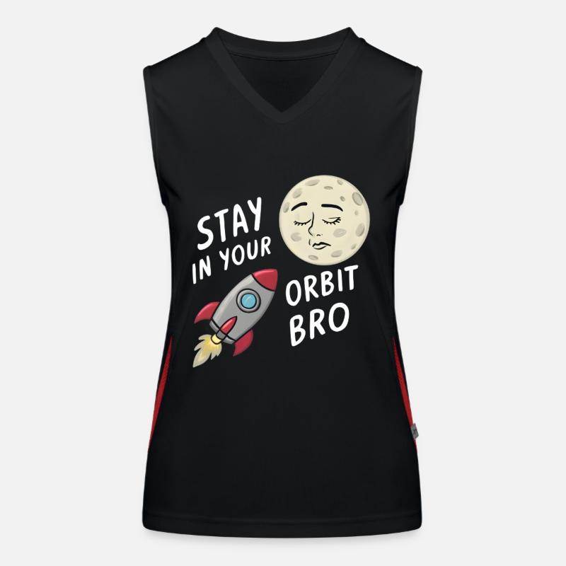 Reste dans ton orbite, mon frère Débardeur respirant contrasté Femme