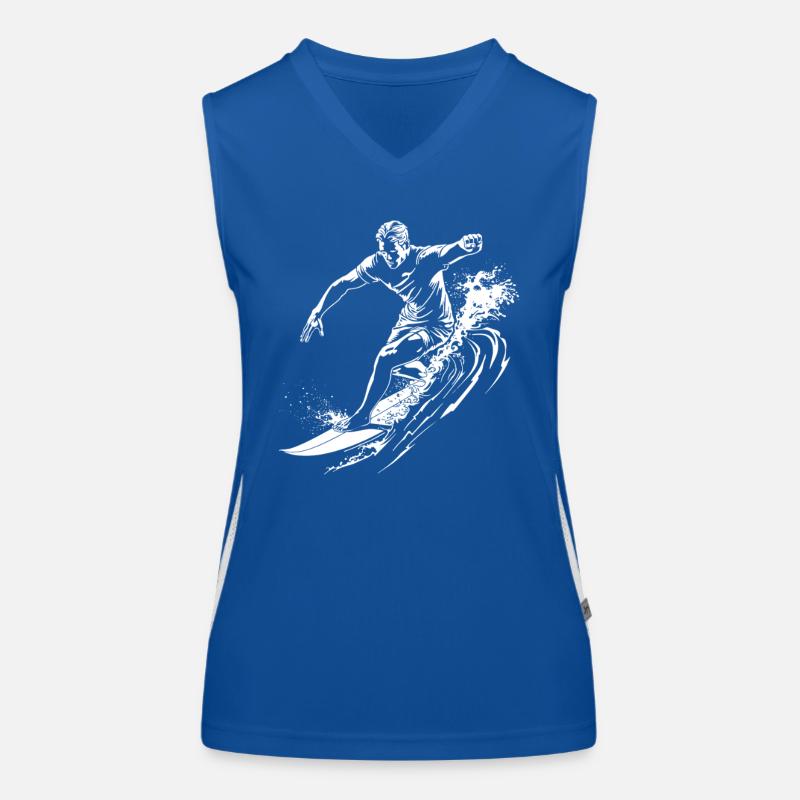 Surf Débardeur respirant contrasté Femme