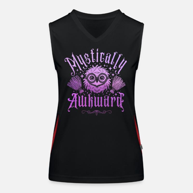 Magically clumsy – Owl Magic Women's Functional Contrast Tank Top