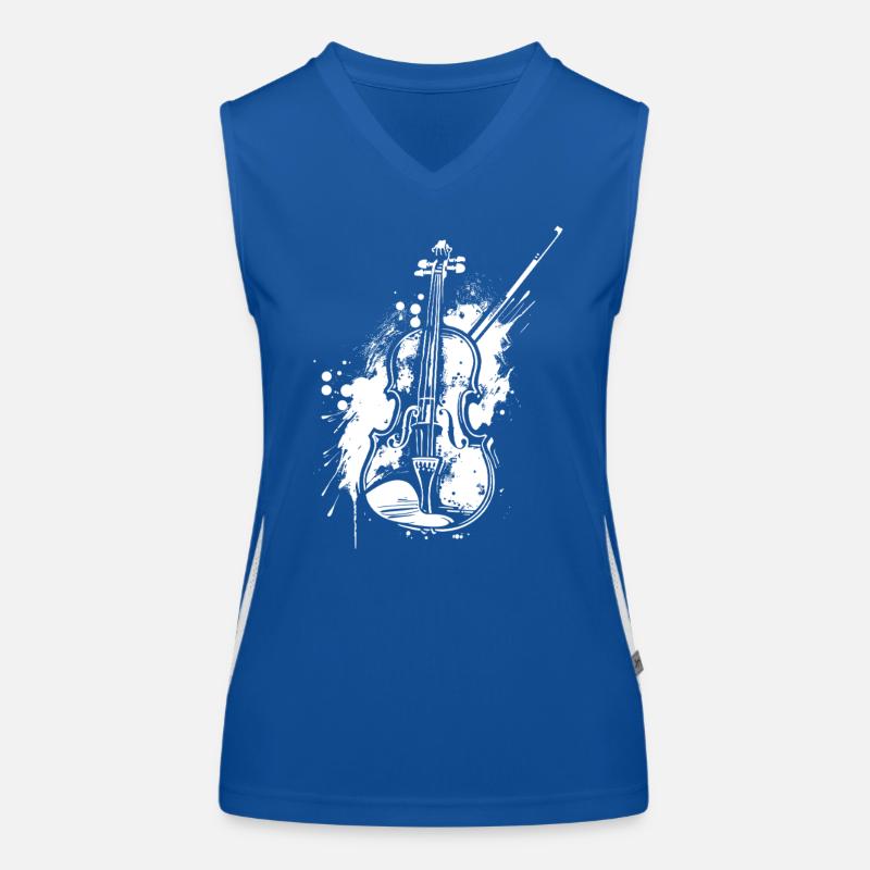 Violon drôle Débardeur respirant contrasté Femme