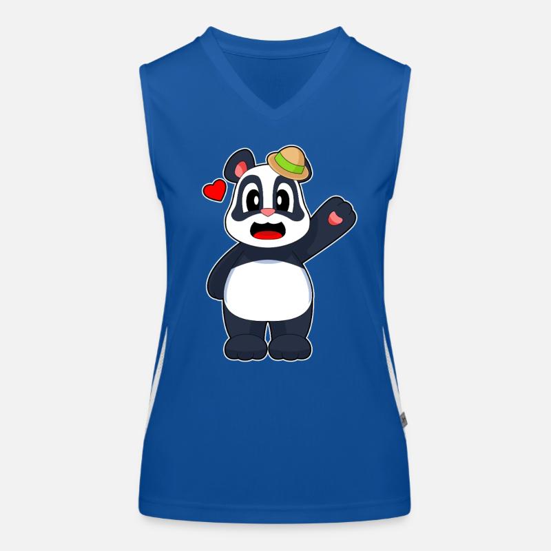 Chapeau Panda Débardeur respirant contrasté Femme