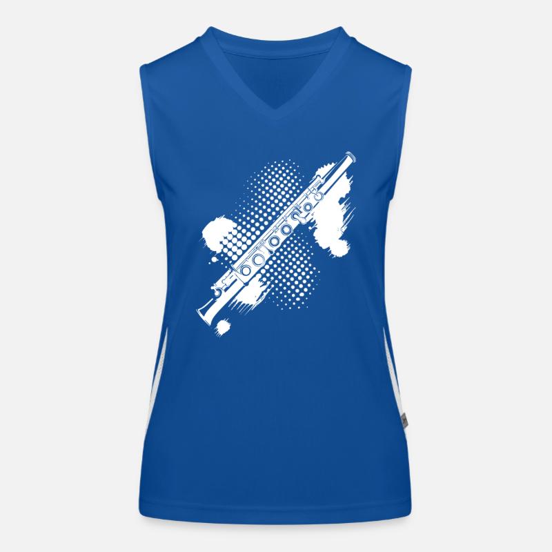 Flute stain Women's Functional Contrast Tank Top