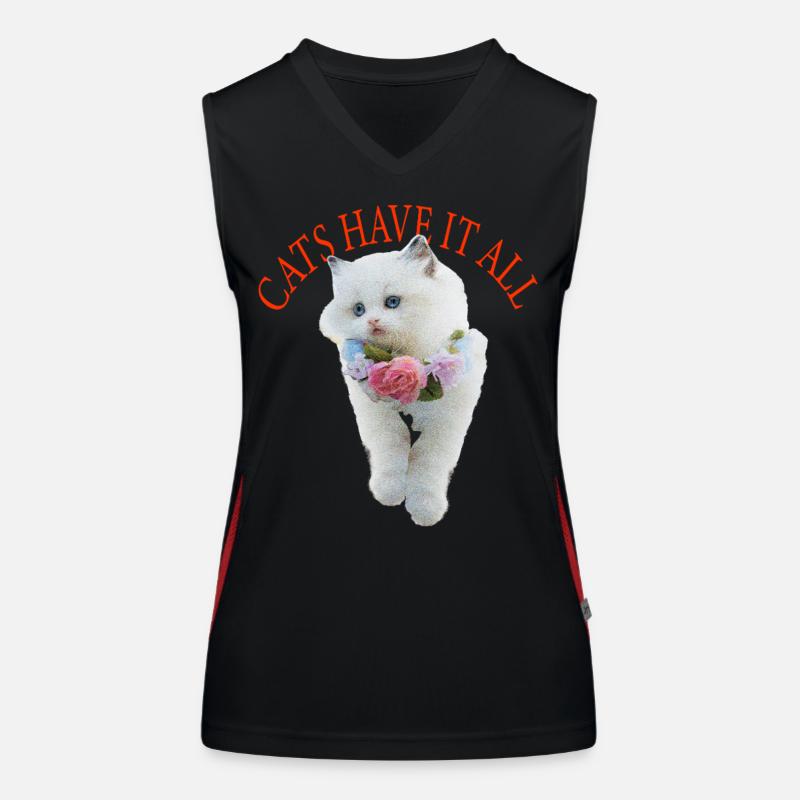 Chat impertinent Débardeur respirant contrasté Femme
