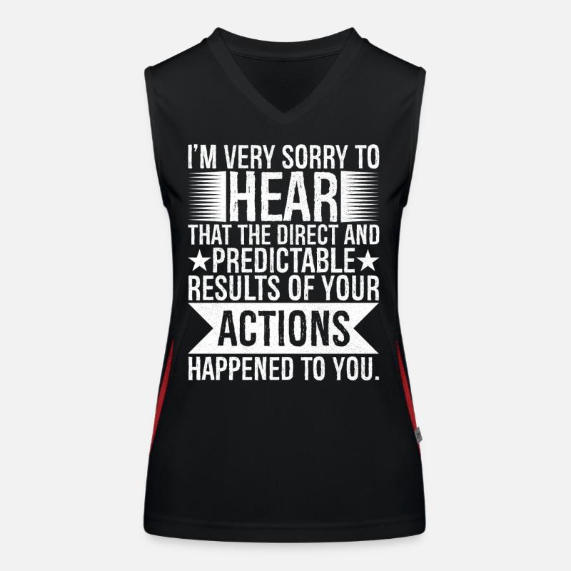 I'm very sorry to hear that the direct predictable Women's Functional Contrast Tank Top